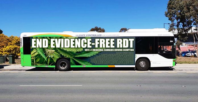 community funded bus advertisement to end evidence free rat